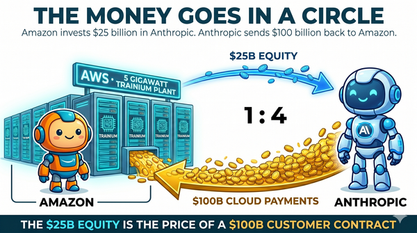 Amazon's $25 Billion Anthropic Deal Is Really A Customer Contract