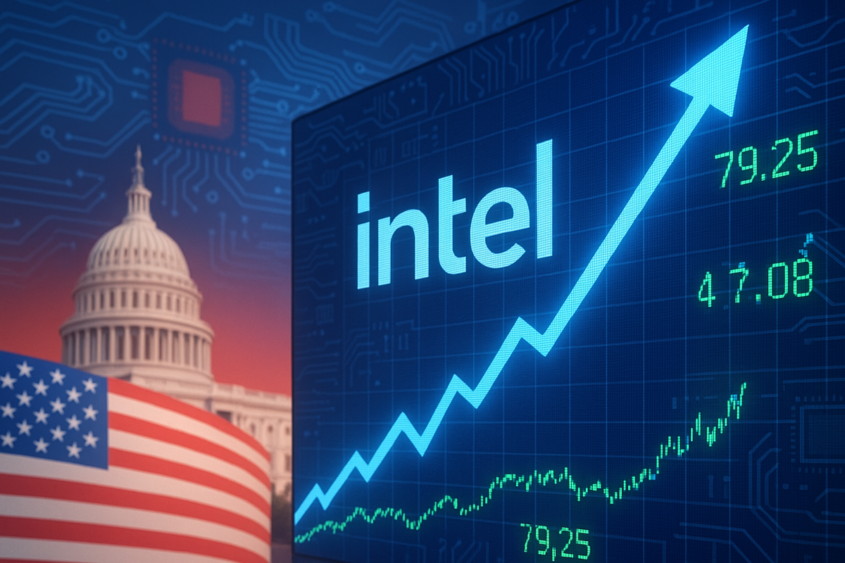 Intel Shares Soar Over 7% on Reports of Potential U.S. Government Stake