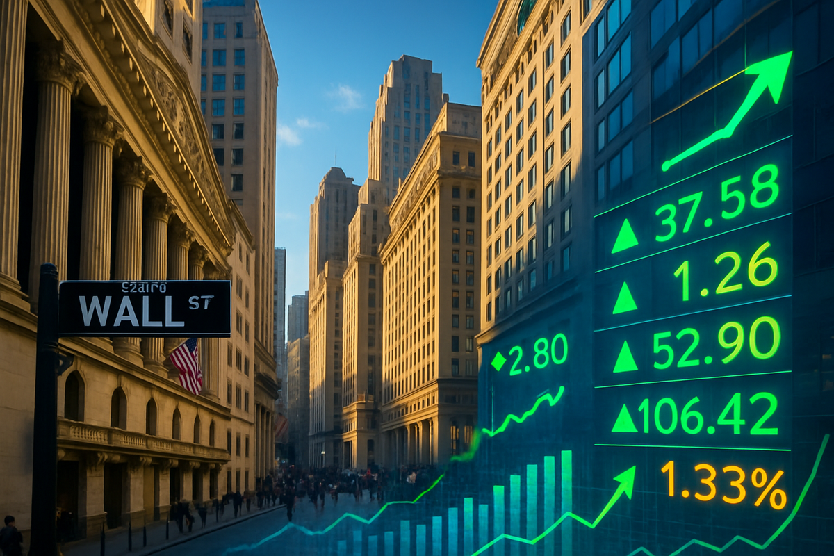 Wall Street Soars to Record Highs as Milder Inflation Fuels Rate Cut Hopes