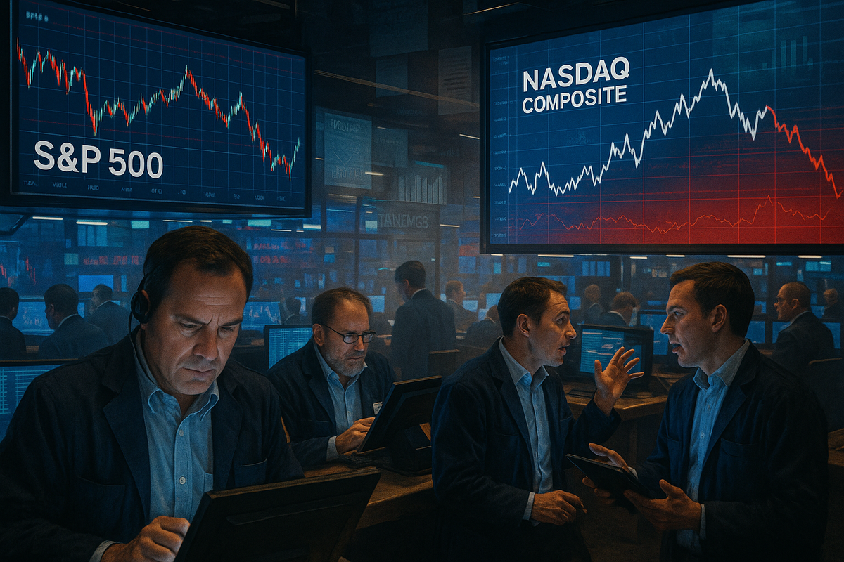 US Stock Market Navigates Mixed Signals: S&P 500 Nears Record High Amidst Volatility