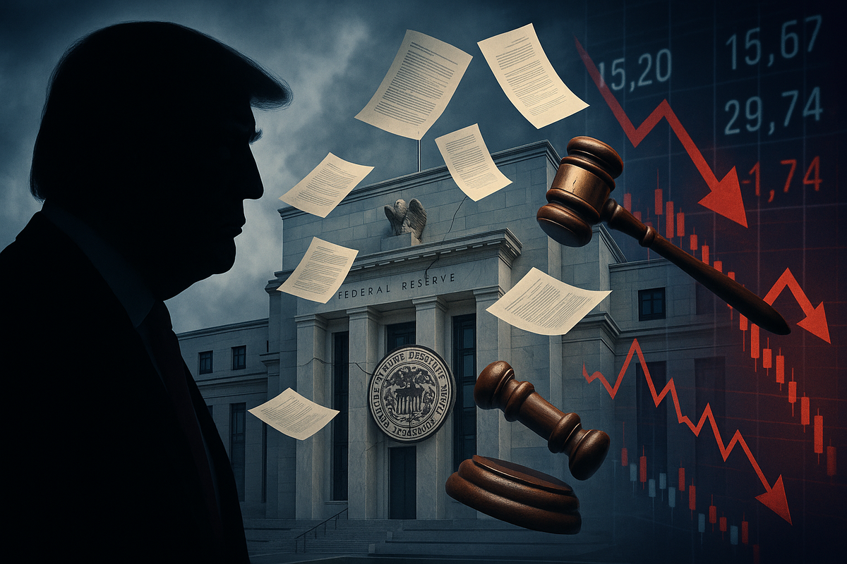 Trump's Bold Challenge to Fed Independence Sparks Legal Firestorm and Market Uncertainty