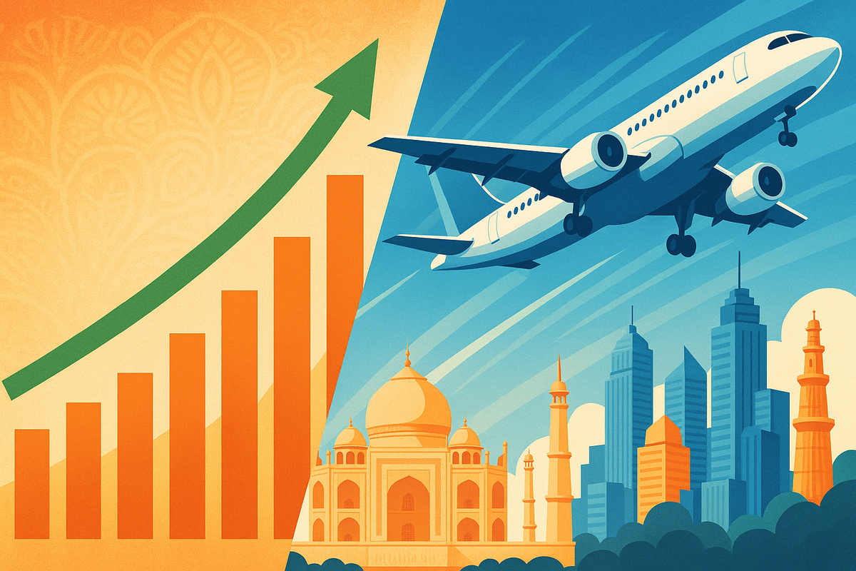 India's Economic Ascent: Mutual Funds Soar, Aviation Market Takes Flight
