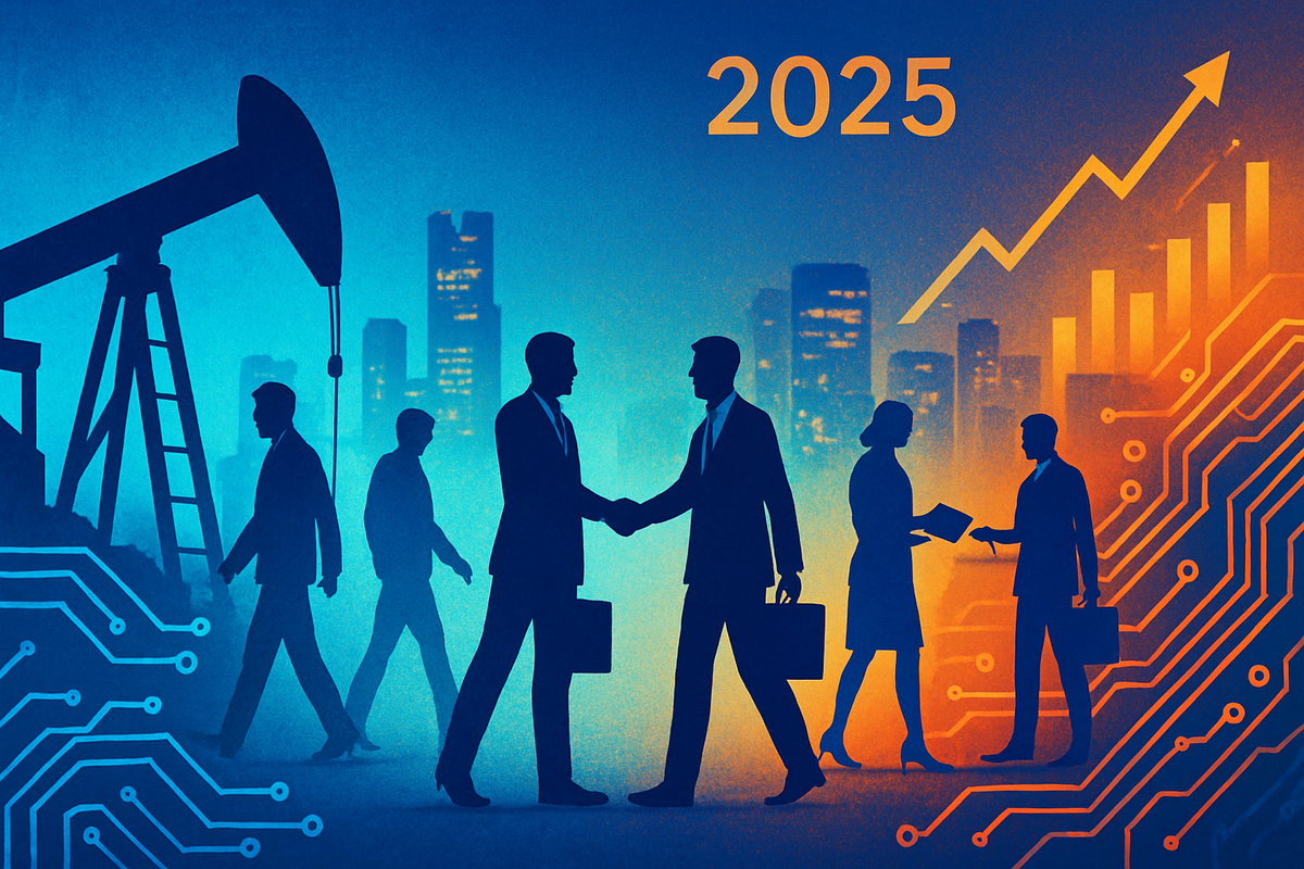M&A Mania Grips 2025: Energy and Tech Sectors Fuel a Robust Acquisition Spree