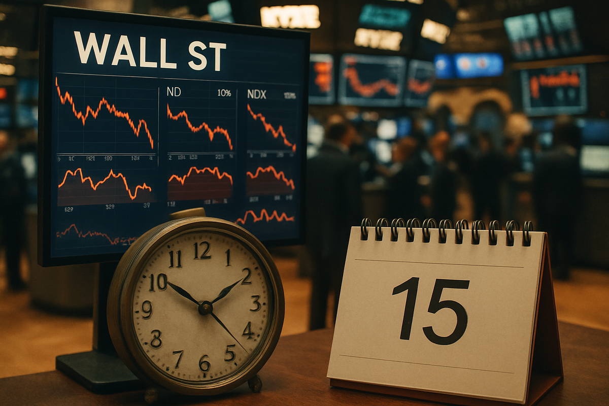Market Holds Breath: Major Indexes Pull Back as Wall Street Awaits Key Inflation Data
