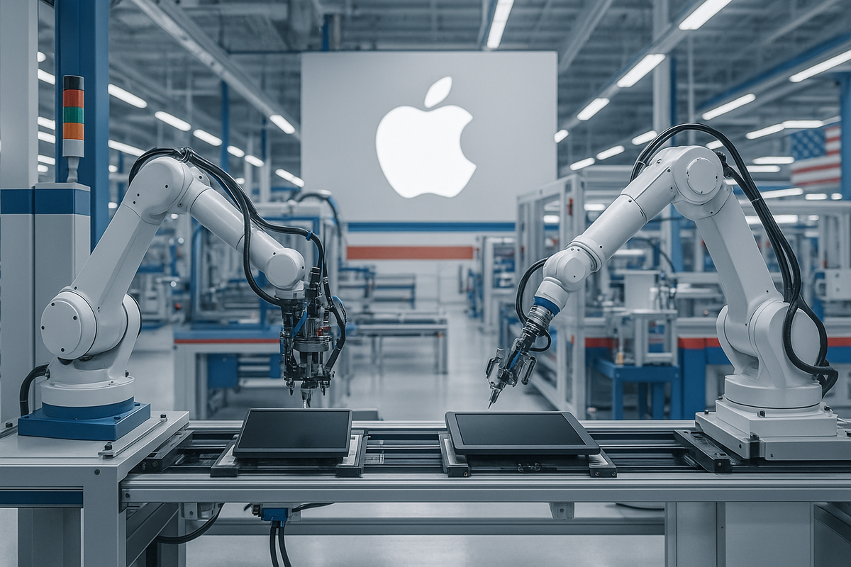 Apple's $100 Billion U.S. Manufacturing Boost Ignites Market Optimism