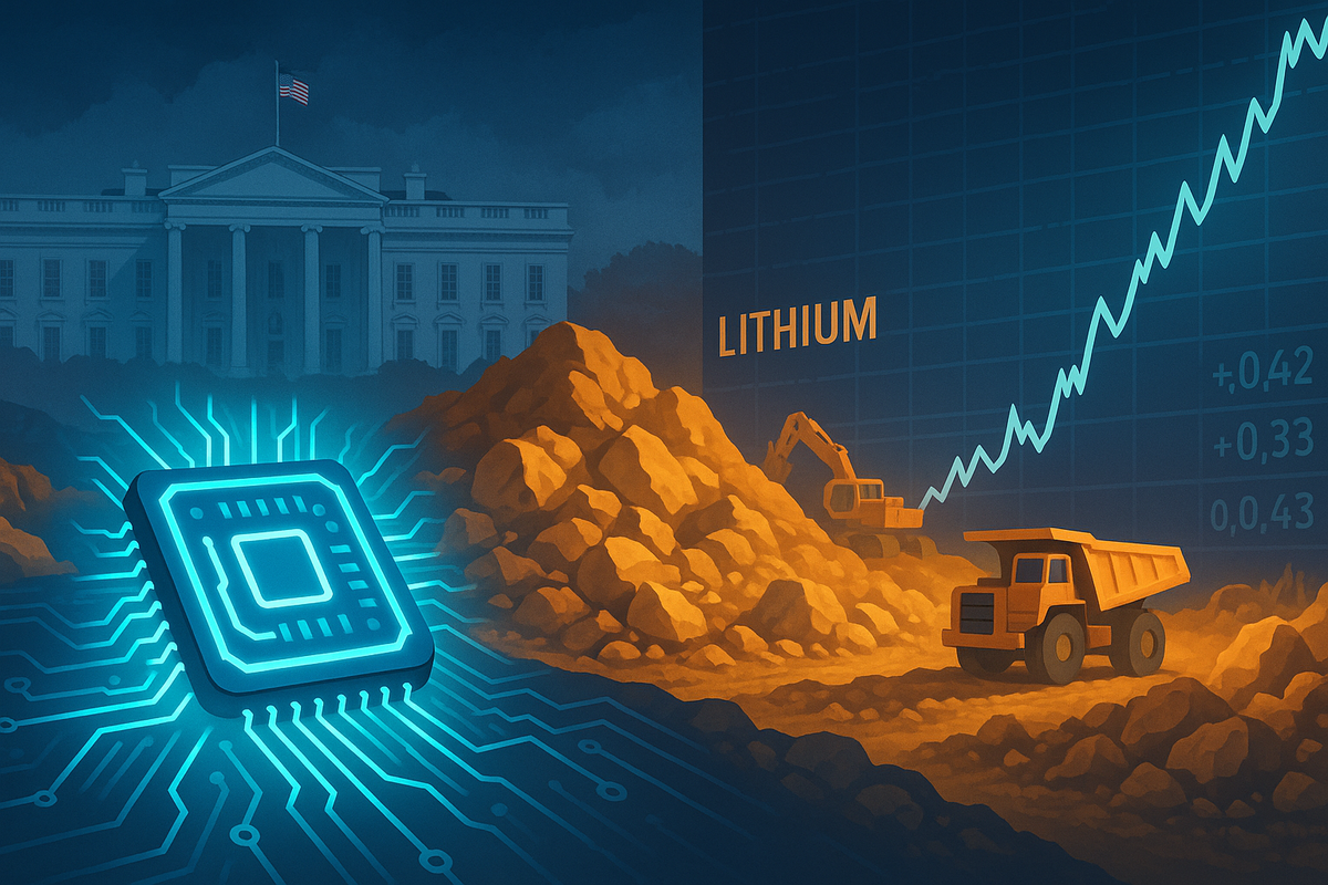 Stock Spotlights: Intel Surges on White House Visit Reports, Lithium Producers Gain on Supply Delays