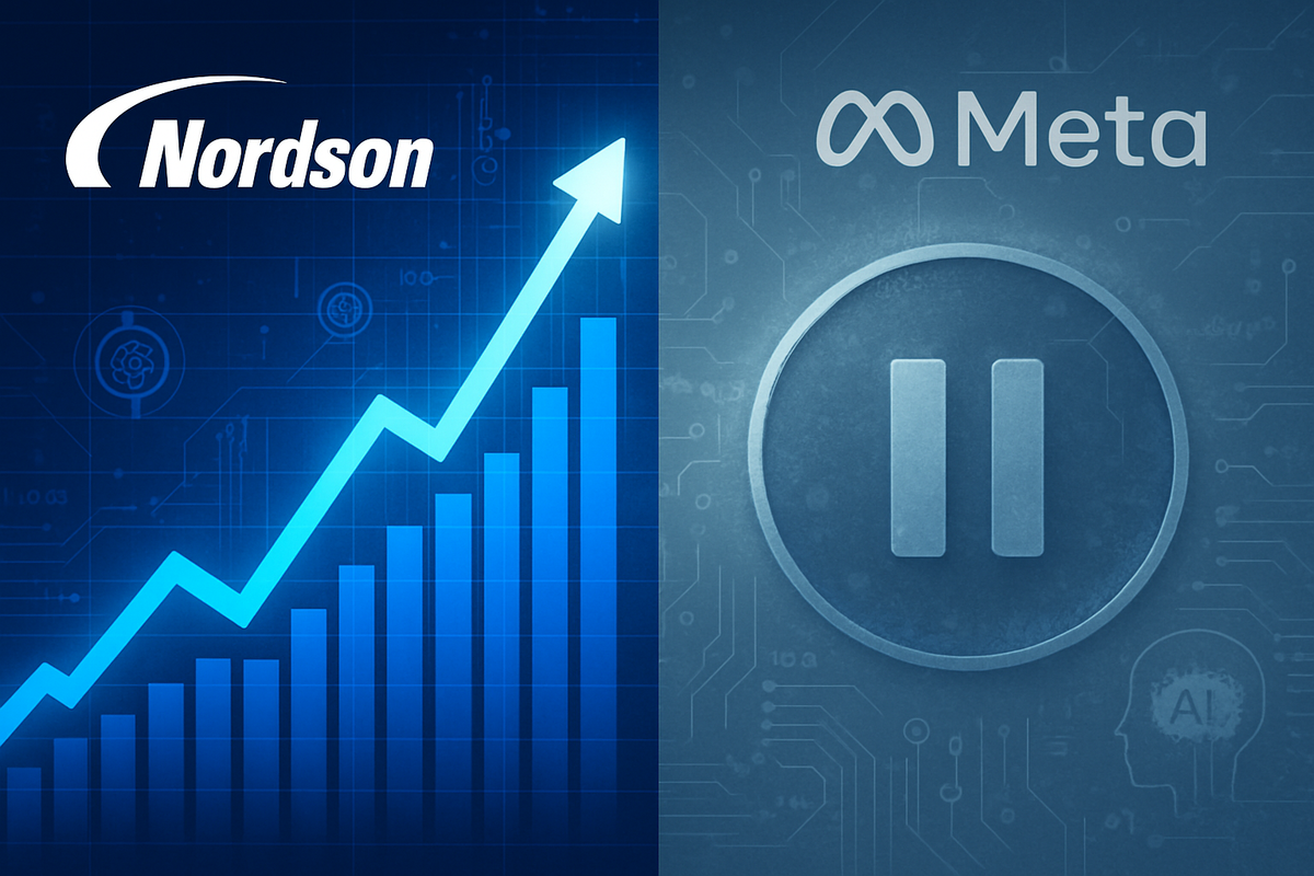 Beyond Walmart: Nordson Rises, Meta Freezes AI Hiring in Latest Corporate News