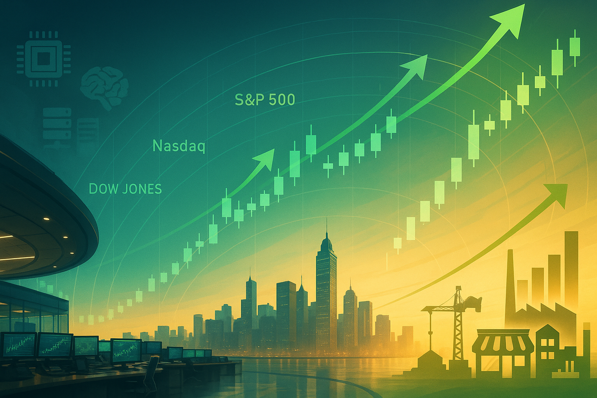 The Great Rebalancing: S&P 500, Nasdaq, and Dow Jones Soar to Record Highs Amidst Major Market Leadership Shift