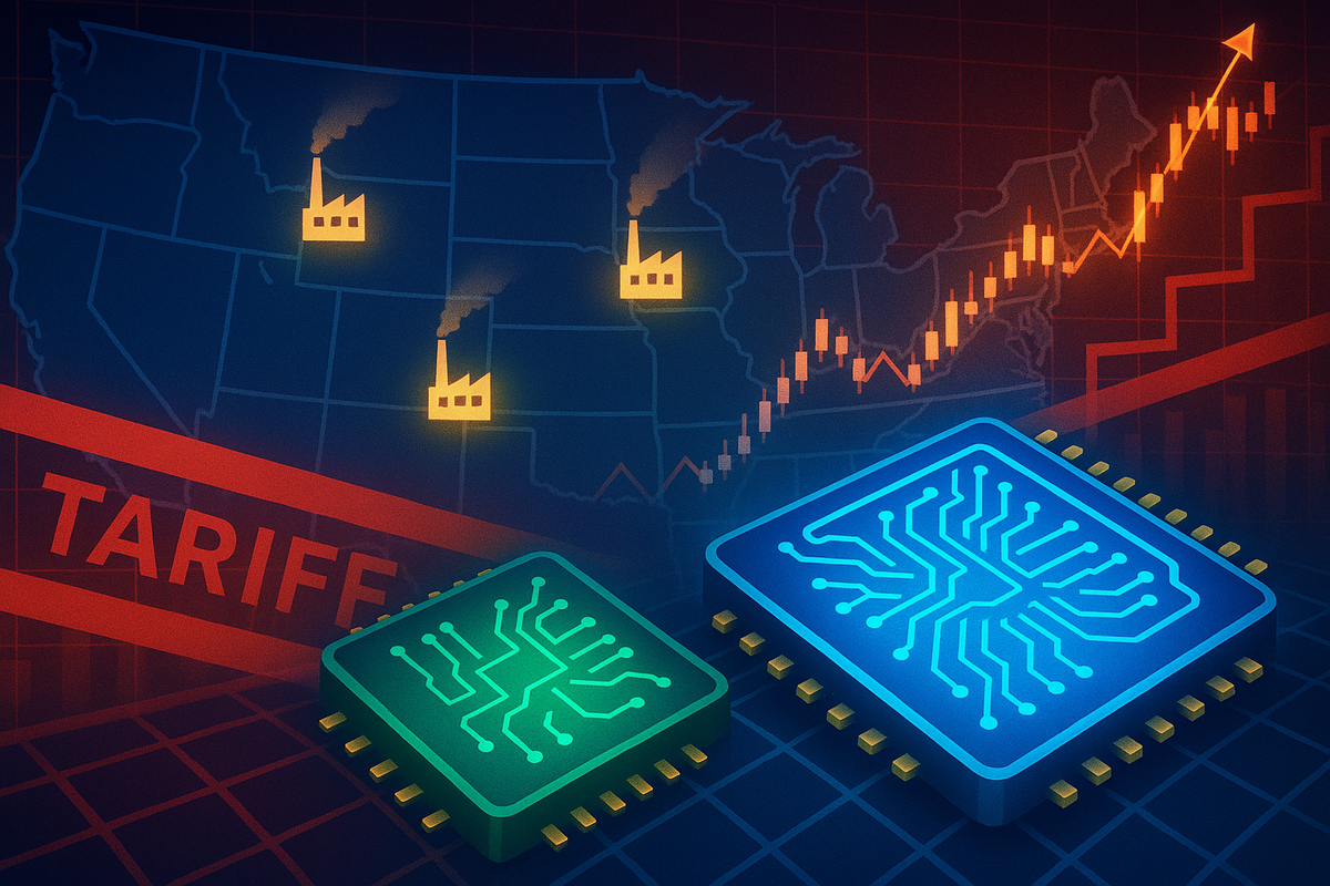 Trump's Tariff Gambit: Chip Exemptions Spark Tech Rally Amid Broader Trade Tensions