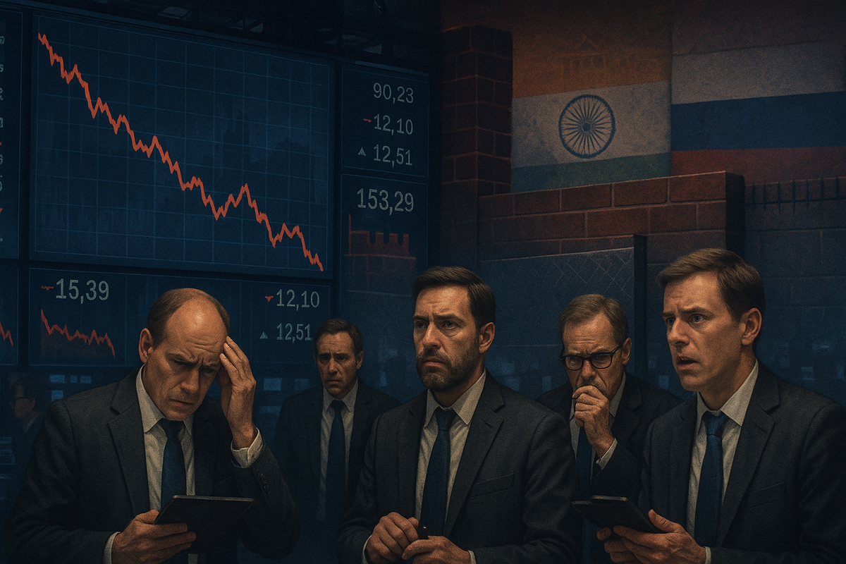 Tariffs Return to Haunt Wall Street: Trump's Threats on Indian Imports Spark Market Jitters