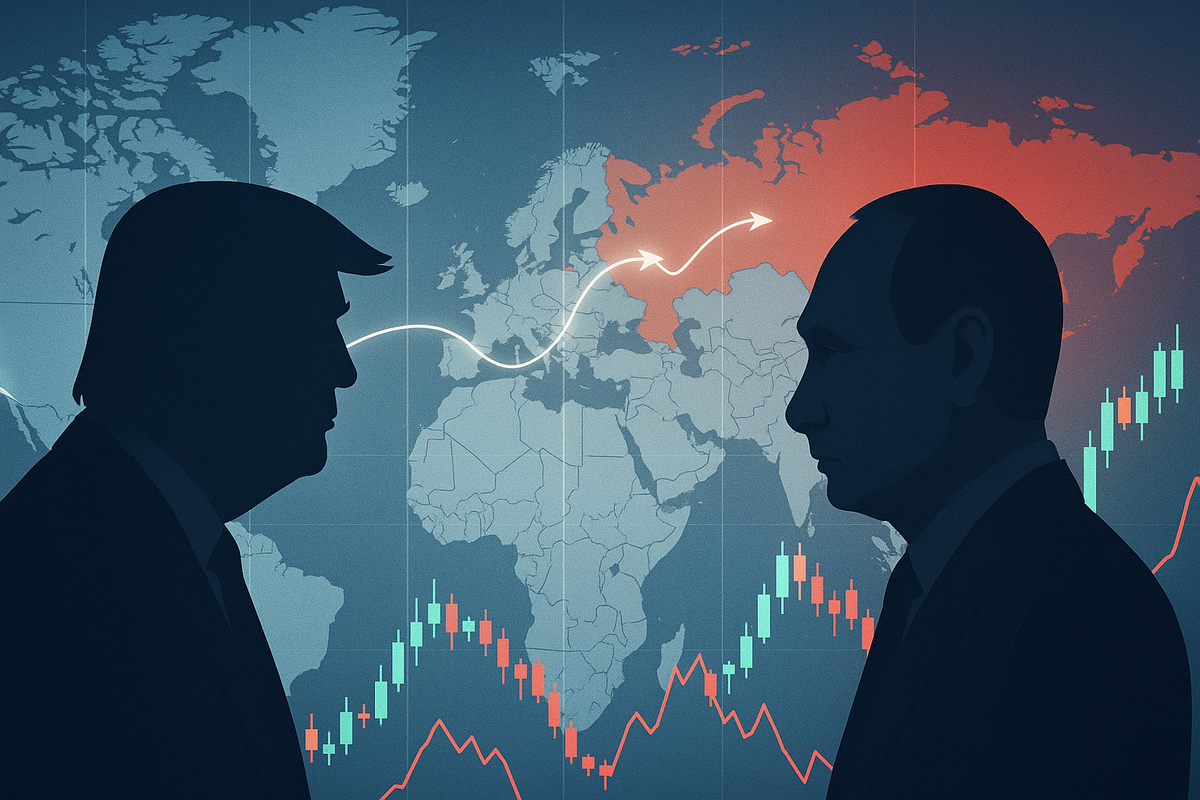 Geopolitical Swings: European Shares React to Trump-Putin Meeting Hopes and White House Pushback