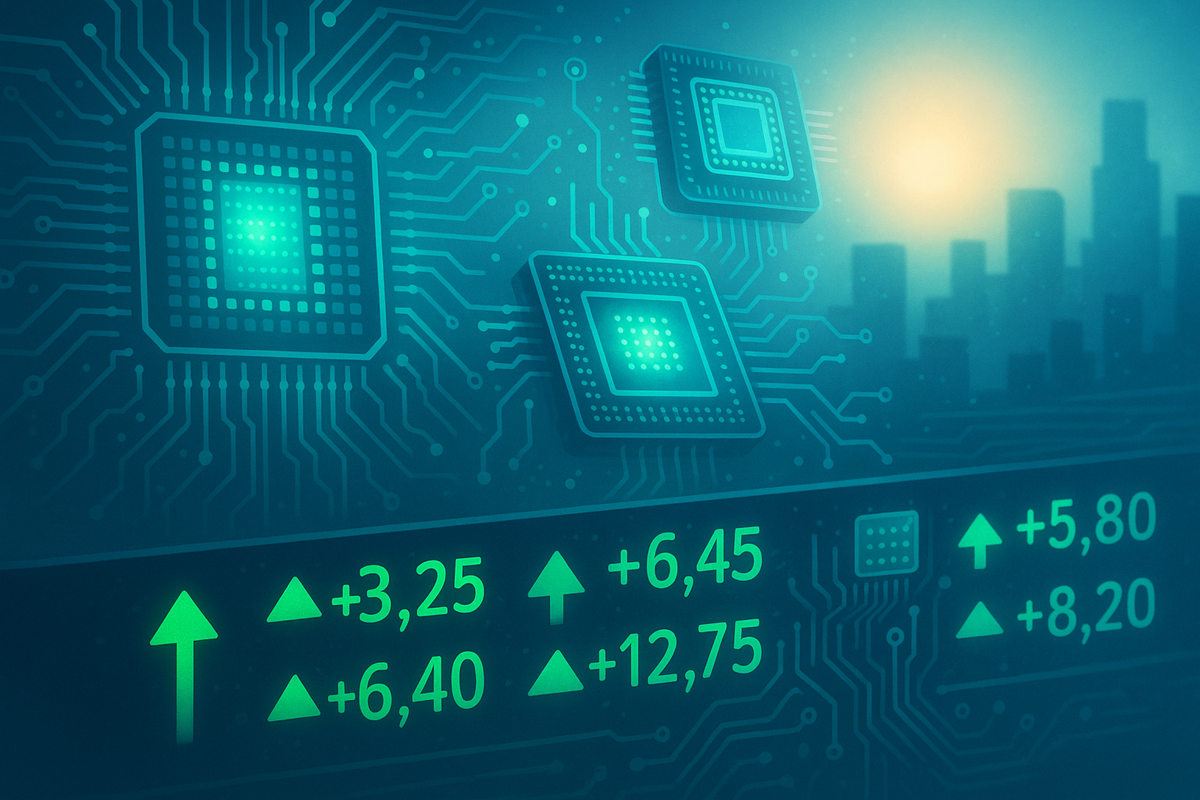 Beyond the Giants: Notable Stock Gainers in Today's Market