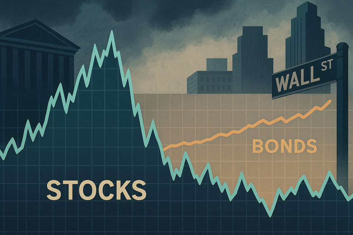 Wall Street's "Risk-Off" Mood: A Disconnect Between Stocks and Bonds