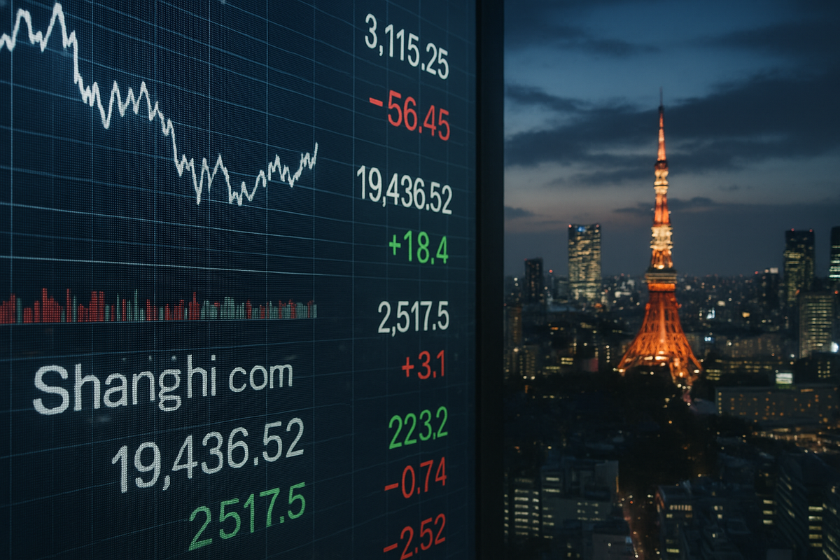 Global Markets Mixed: Asia Lower, Tokyo's Nikkei Defies Trend