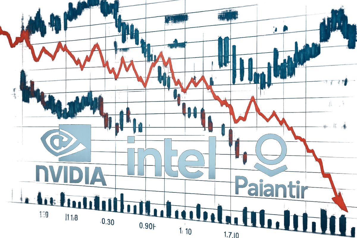 Nvidia, Intel, and Palantir: AI Giants Face Headwinds in Market Correction