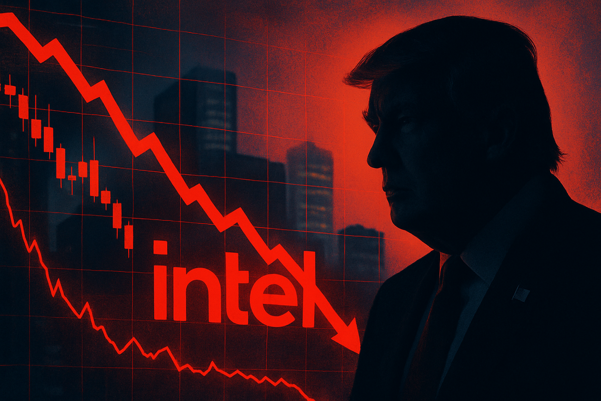 Intel Slumps as Trump Calls for CEO's Resignation