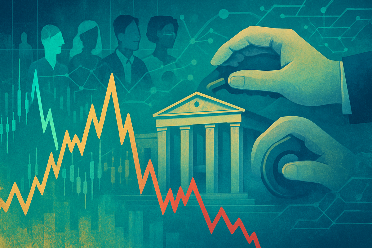 Financials Sector Navigates Volatility: All-Time Intraday High Precedes Pullback Amidst Fed Easing and H-1B Shake-Up