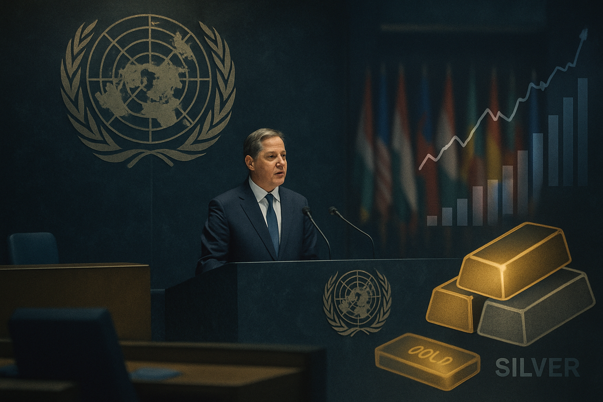 Palestinian President's UN Address: A Geopolitical Tremor Shakes the Foundation for Gold and Silver