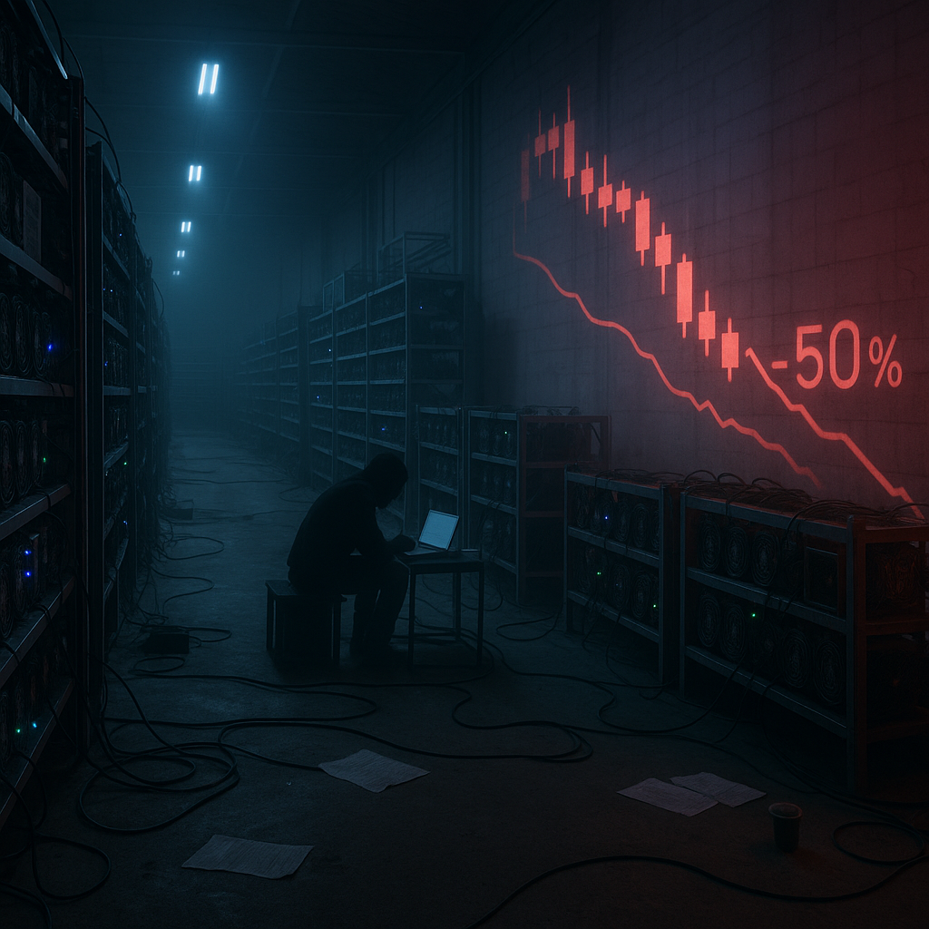 Crypto Miners' Crucible: Halved Rewards and Crashing Prices Threaten a Reckoning