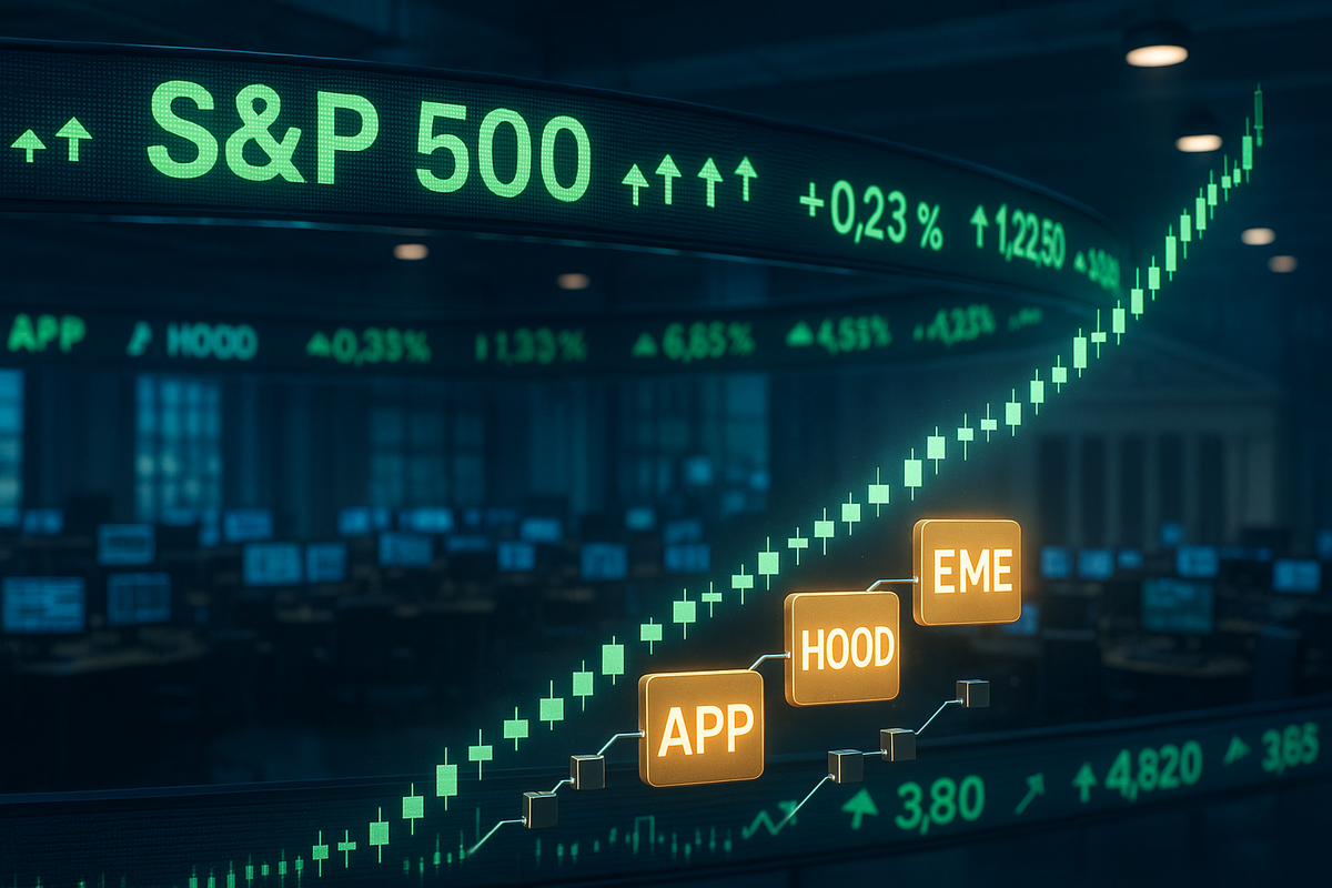 AppLovin, Robinhood, Emcor Group Soar into S&P 500, Signaling Market Evolution