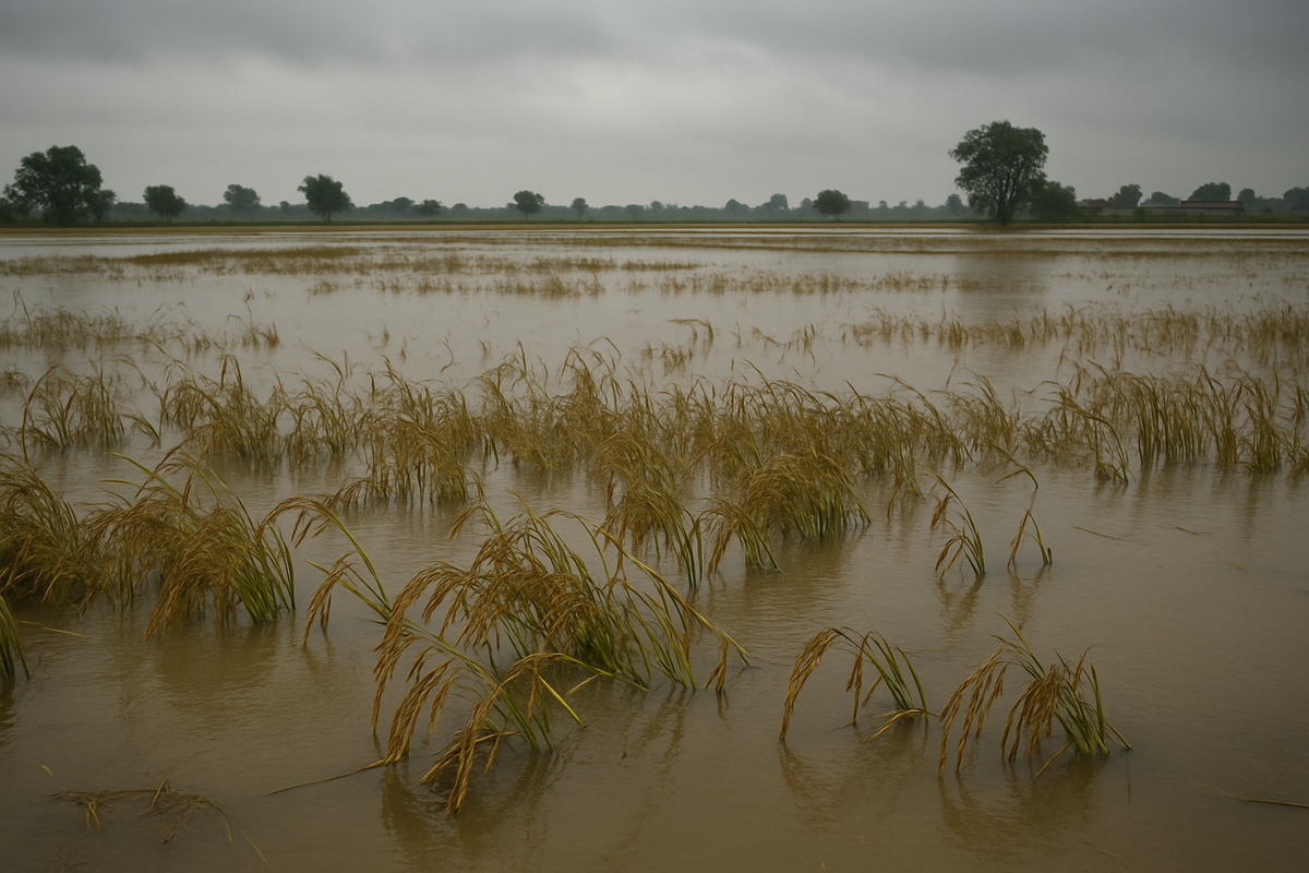 Deluge in the Delta: India's Basmati Crop Submerged, Global Rice Markets Brace for Impact