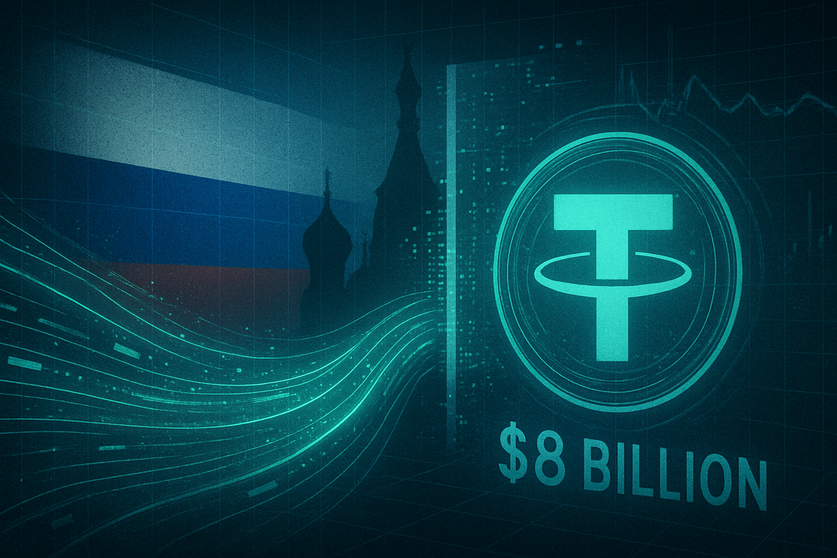 Russian-Linked Wallets Funnel $8 Billion in USDT to Evade Sanctions, Sparking Global Regulatory Alarm
