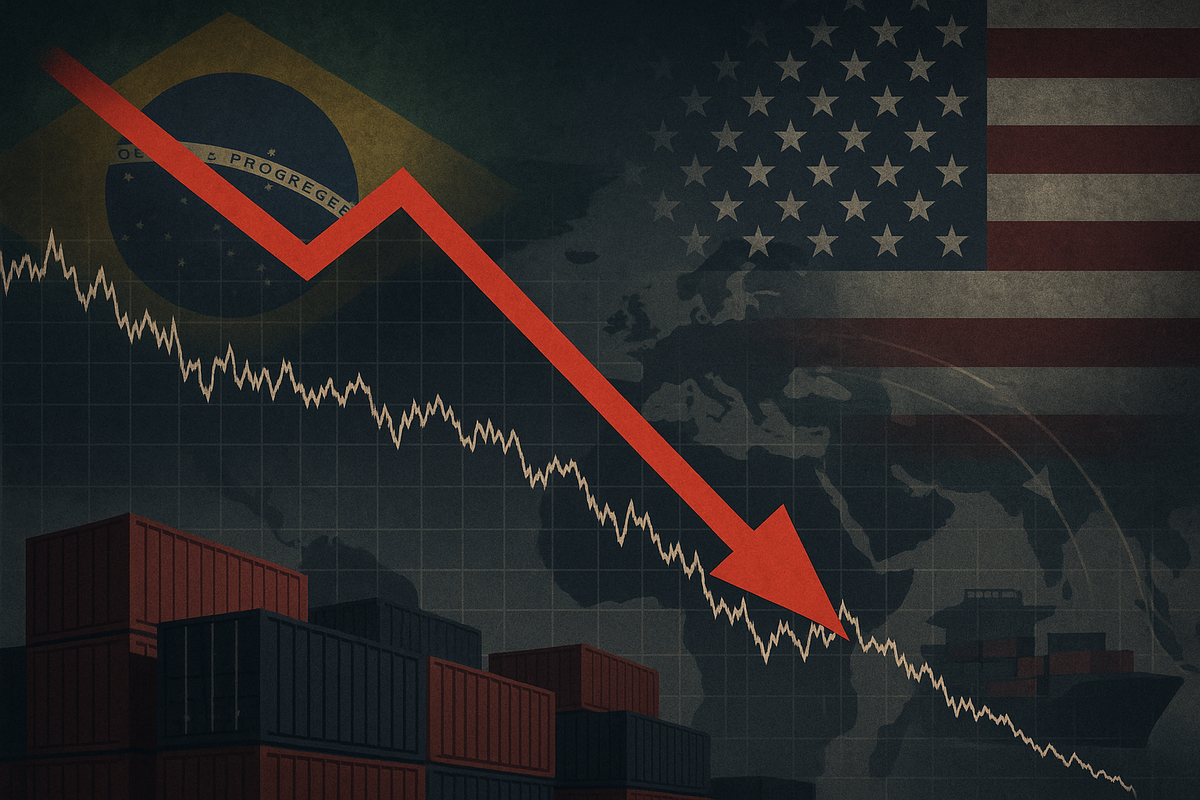 BRBI Plunges Over 27% as Trump's Tariff Threat Rattles Brazilian Markets