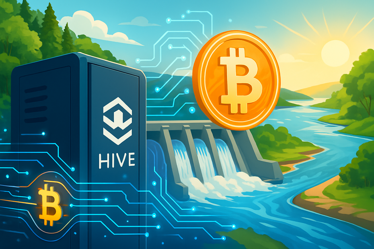 HIVE Blockchain Powers Towards 3% Global Bitcoin Share with Green Energy Drive