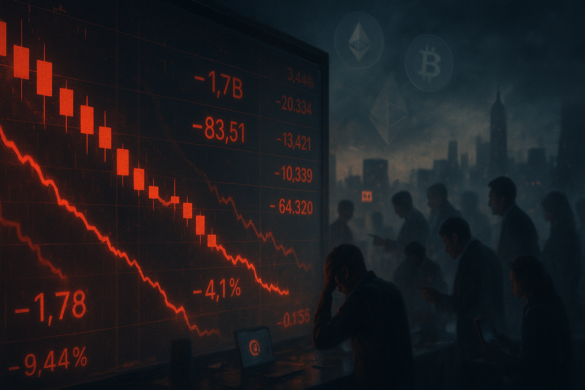 Crypto Cataclysm: Over $1.7 Billion Liquidated as Market Cap Plunges in September 2025 Crash