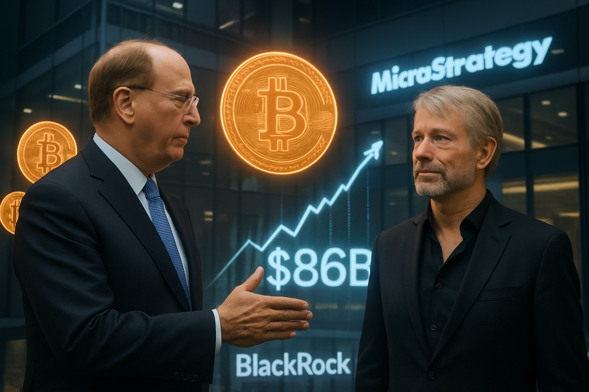 Fink Lauds Saylor: BlackRock's $86B Bitcoin ETF Strategy Rooted in MicroStrategy's Vision