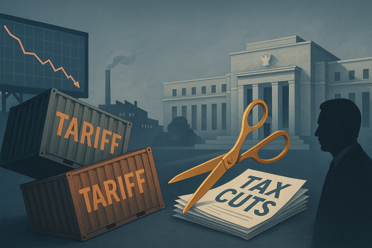 Trump's Economic Gambit: Tariffs and Tax Cuts Collide with a Stalling Economy and a Dovish Fed
