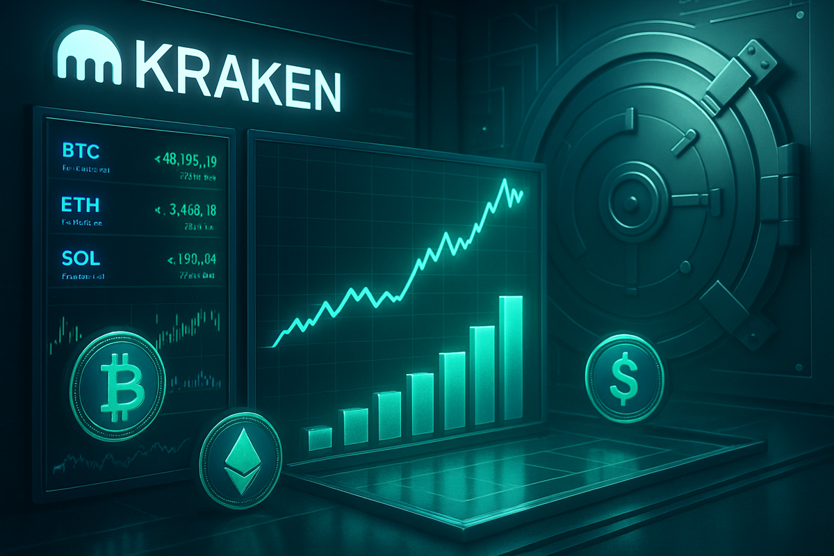 Kraken Eyes $20 Billion Valuation in New Funding Bid, Signaling Robust Investor Confidence in Crypto Infrastructure