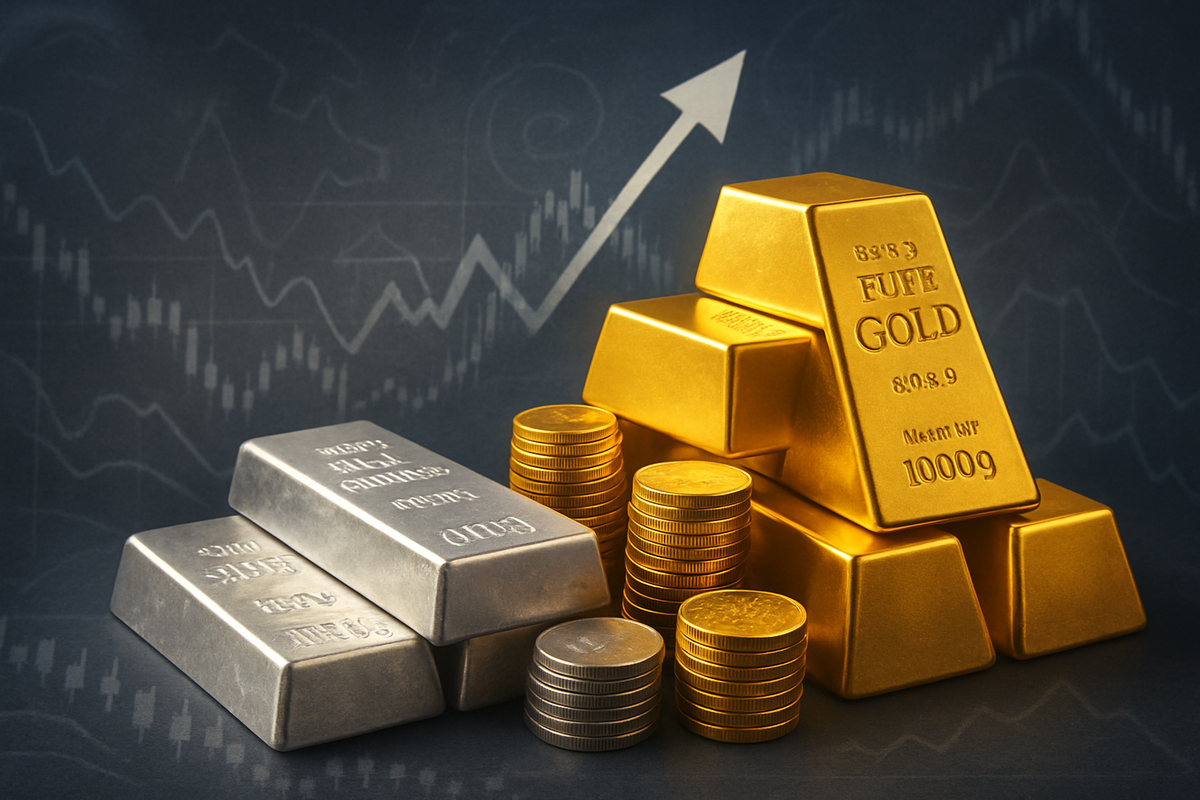 Gold and Silver Soar to Record Highs, Defying Brief Pullback Amidst Market Scrutiny