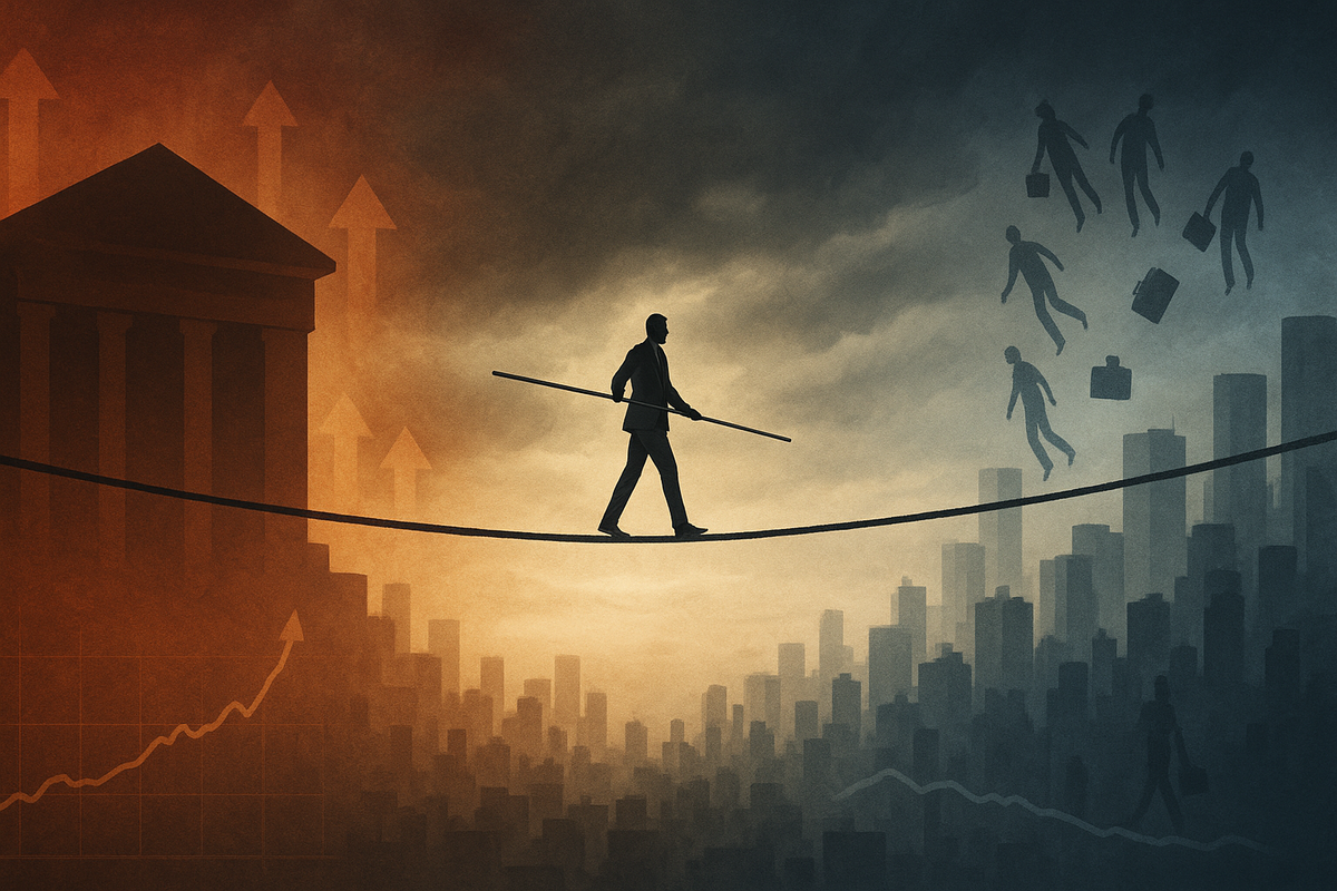 The Fed's Tightrope Walk: Persistent Inflation Clashes with a Faltering Job Market