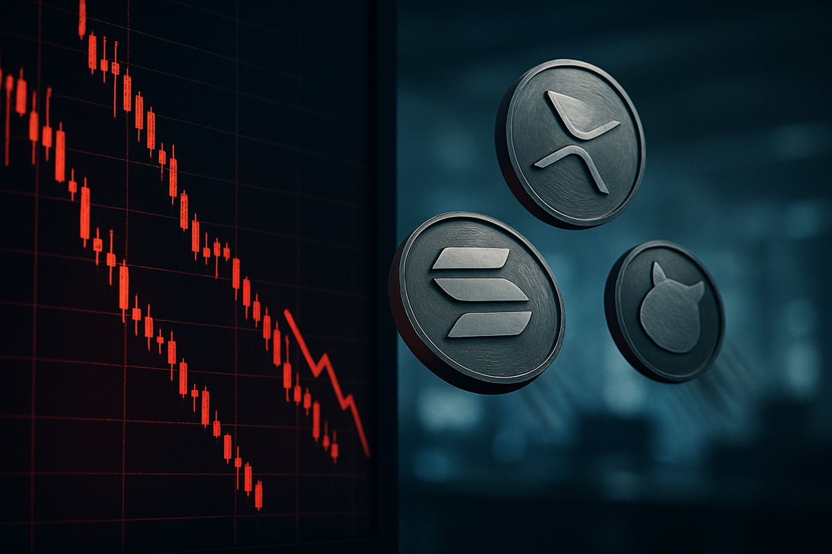 Altcoins Stumble: Solana, XRP, and Meme Coins Face Steep Losses in September Crypto Downturn