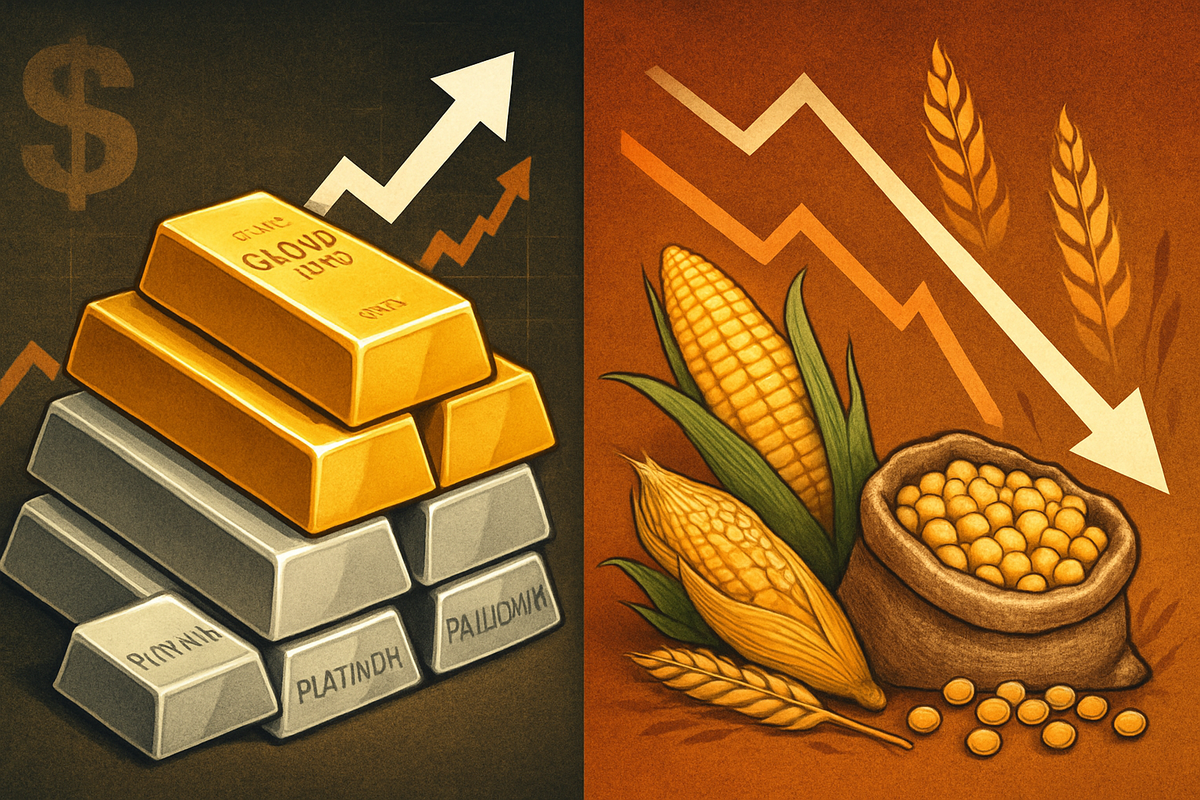 September 2025: A Tale of Two Commodity Markets – Precious Metals Soar as Grains Stumble Amidst Rate Cuts and Geopolitical Tensions