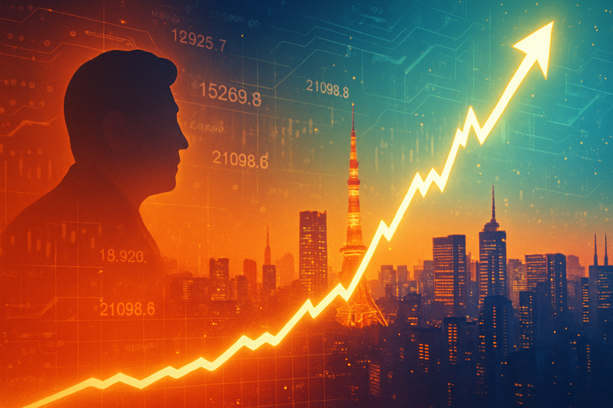 Japanese Stocks Soar to Record Highs Amidst Political Shift, Igniting Global Market Optimism