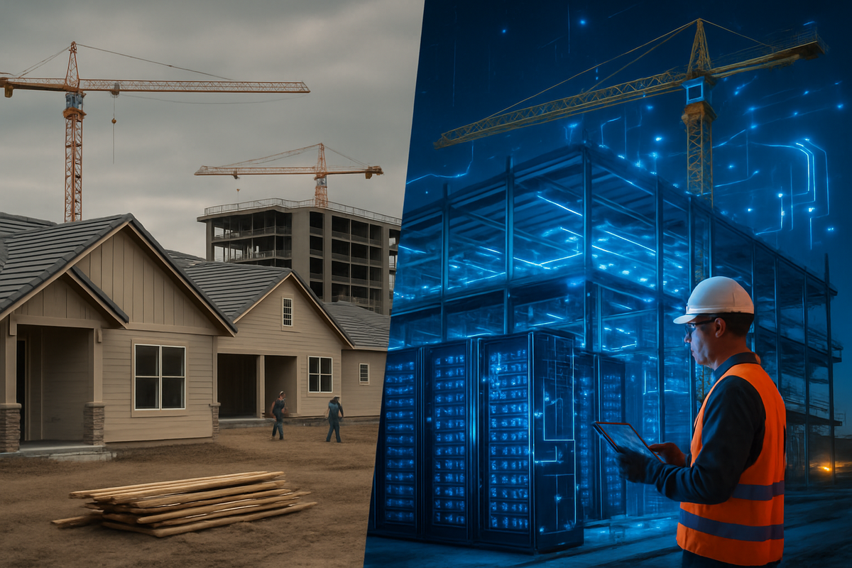 U.S. Construction Spending Continues Downturn Amidst High Rates; Data Centers Emerge as Key Growth Engine
