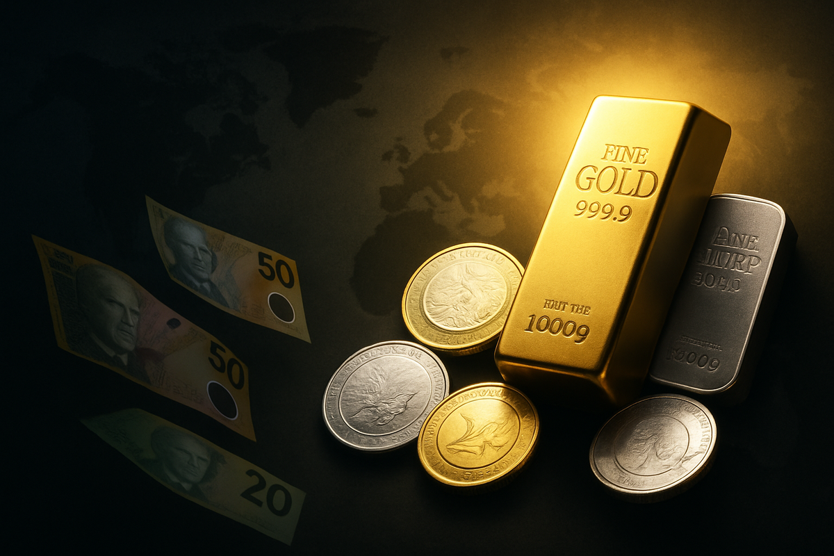 Commodity Currencies Falter Amidst Global Uncertainty, Propelling Gold and Silver to Record Highs