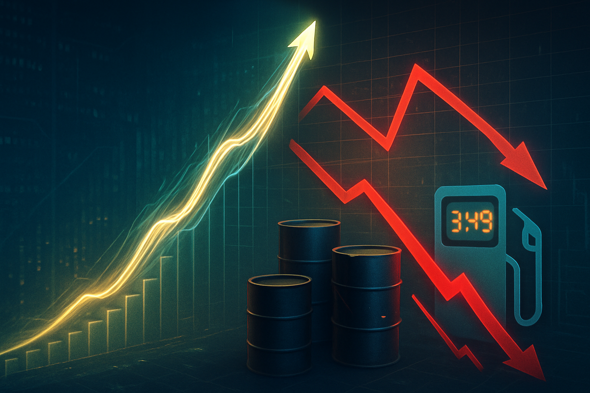 U.S. Stock Market Defies Gravity Near Record Highs as Sinking Oil Prices Fuel Economic Optimism