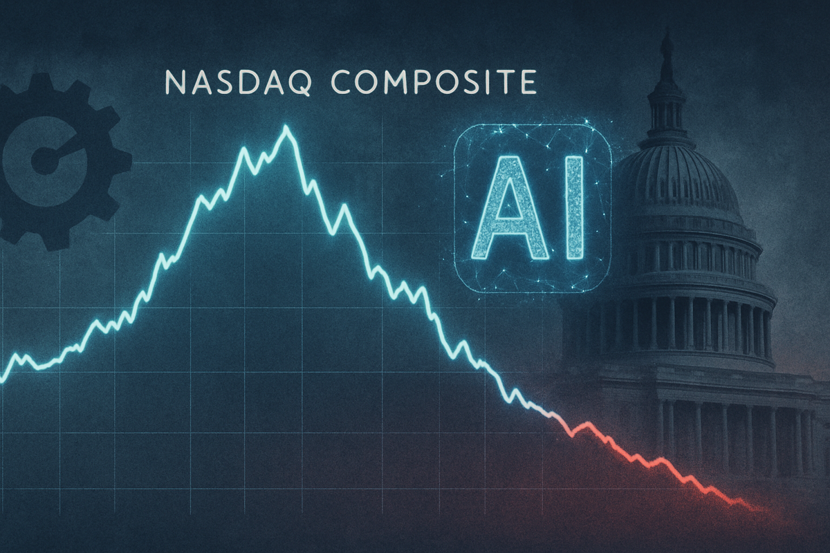 Nasdaq Stumbles from Record Highs: A Market Recalibration Amidst Shifting Sands