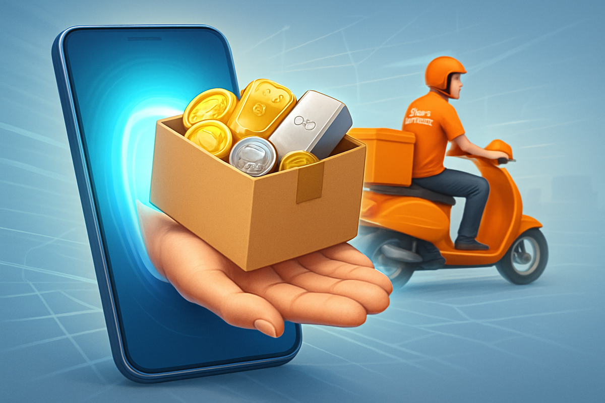 Gold and Silver at Your Doorstep: MMTC-PAMP and Swiggy Instamart Revolutionize Bullion Retail with 10-Minute Delivery