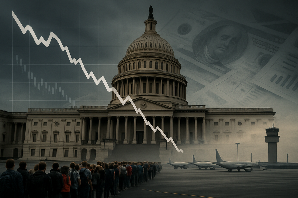 U.S. Government Shutdown Deepens Economic Uncertainty, Airports Face Mounting Strain