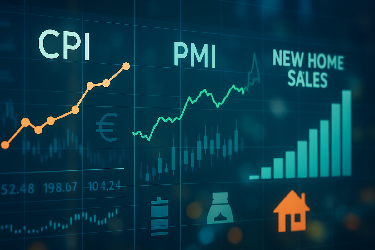 Economic Barometer Day: CPI, PMI, and New Home Sales Set to Jolt Markets