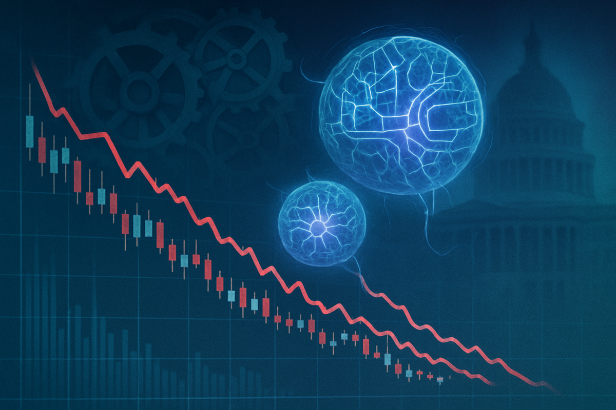 S&P 500 Retreats from Record Highs Amid AI Bubble Fears and Government Gridlock