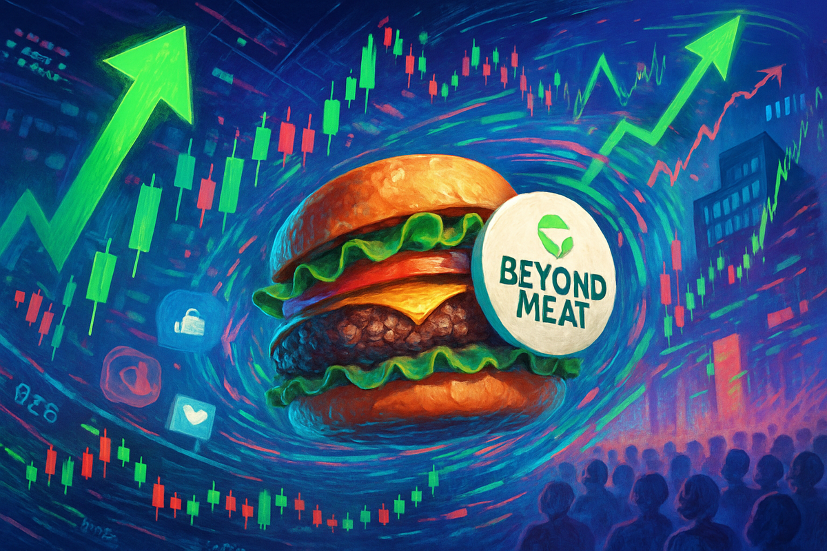 Beyond Meat's Wild Ride: A Meme Stock Rally Ignites Volatility Amidst Fundamental Challenges