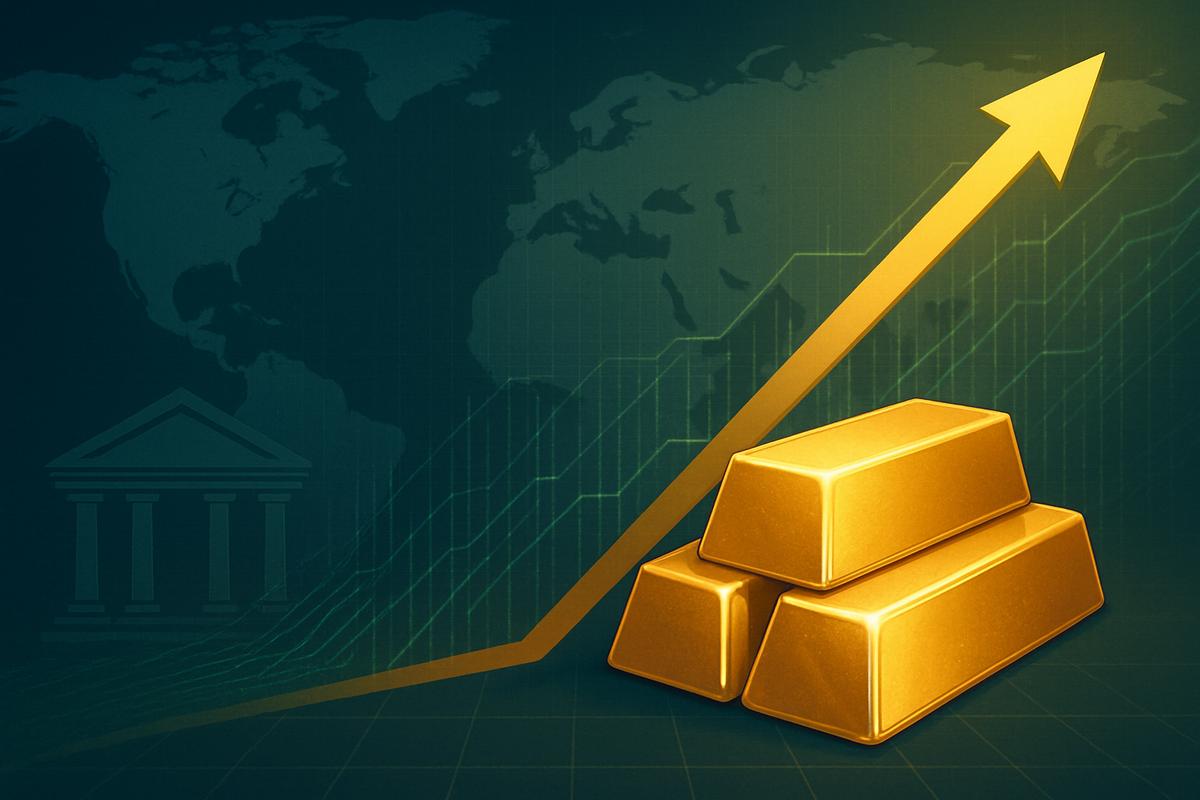 Goldman Sachs Projects Gold to Soar to $4,900 by 2026, Citing ETF and Central Bank-Led Rally