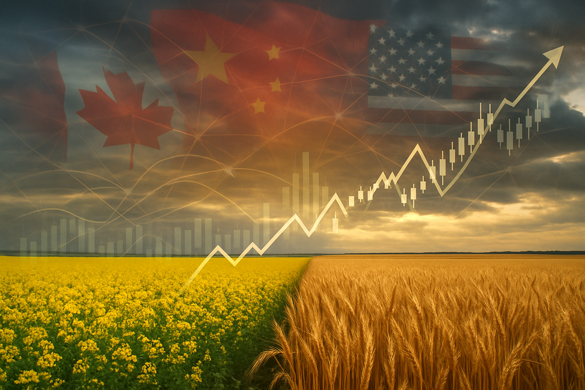 Agricultural Markets Navigate Geopolitical Headwinds: Canola and Wheat See Modest Gains Amidst Trade Tensions