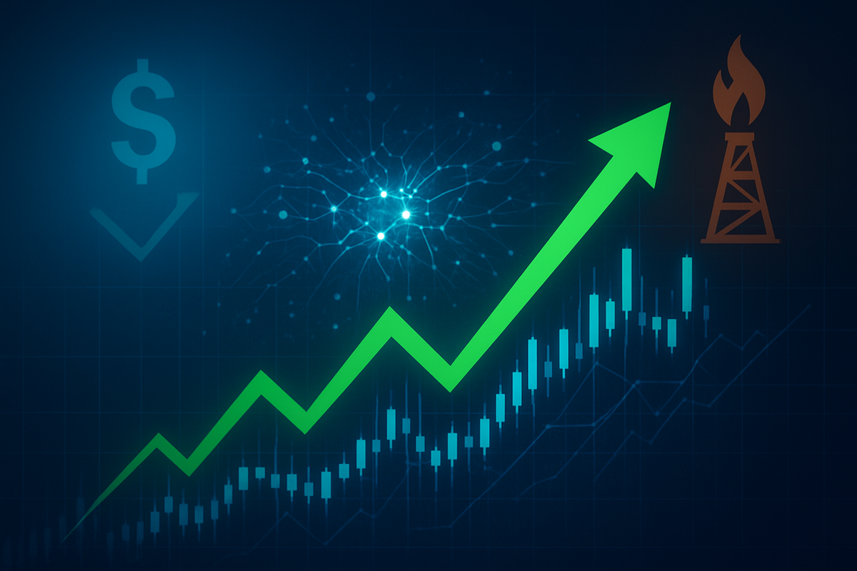 Market Soars to New Highs as Inflation Cools and AI Boom Continues, But Energy Prices Stoke Caution