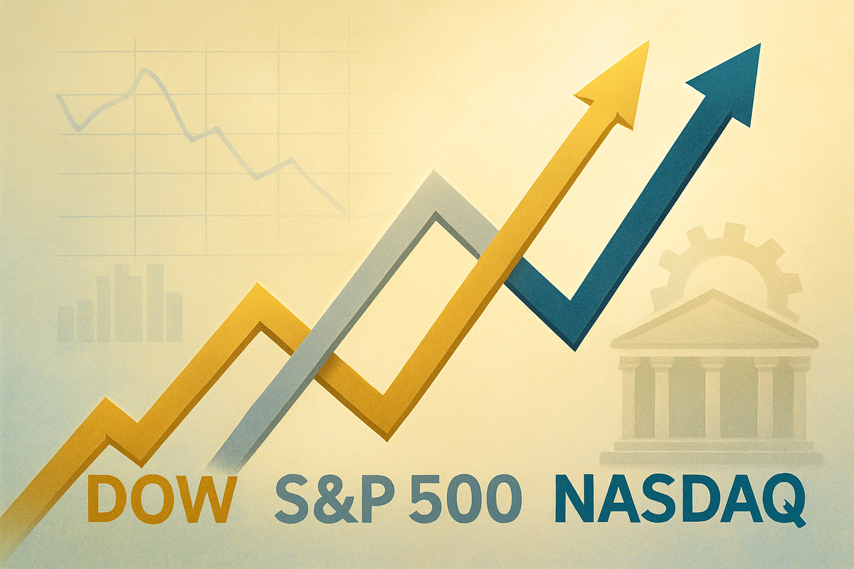 Dow, S&P 500, and Nasdaq Soar to New Records as Cooler CPI Fuels Rate Cut Hopes